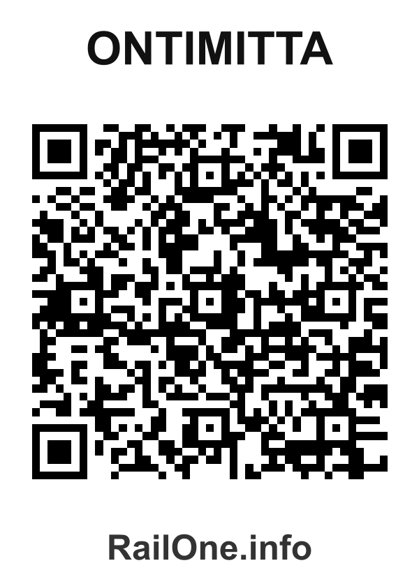RailOne QR Code for Ontimitta station