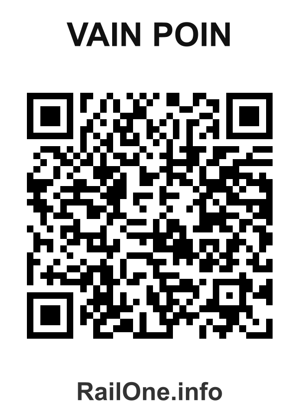 RailOne QR Code for Vain Poin station
