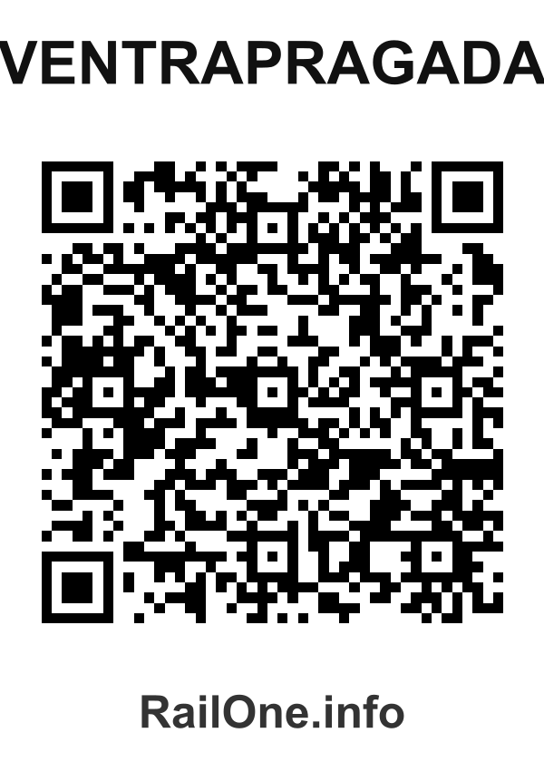 RailOne QR Code for Ventrapragada station