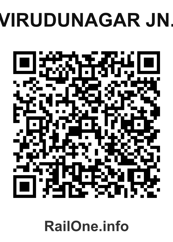 RailOne QR Code for Virudunagar Jn. station