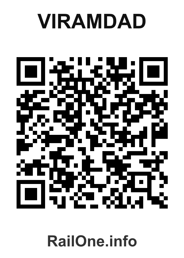 RailOne QR Code for Viramdad station