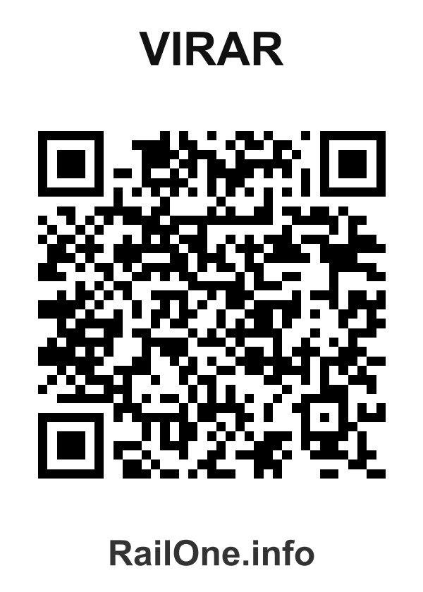 RailOne QR Code for Virar station