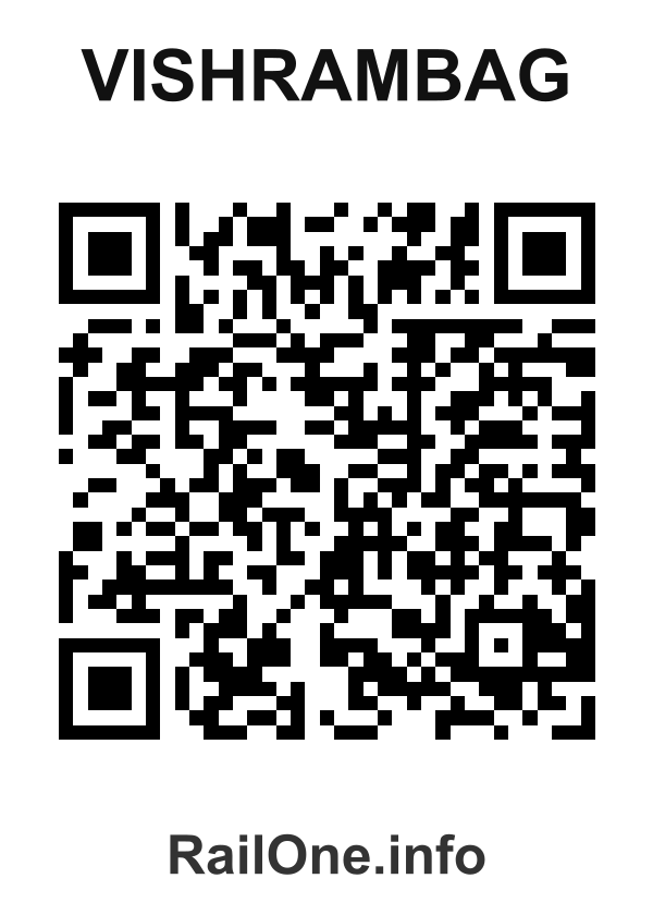 RailOne QR Code for Vishrambag station