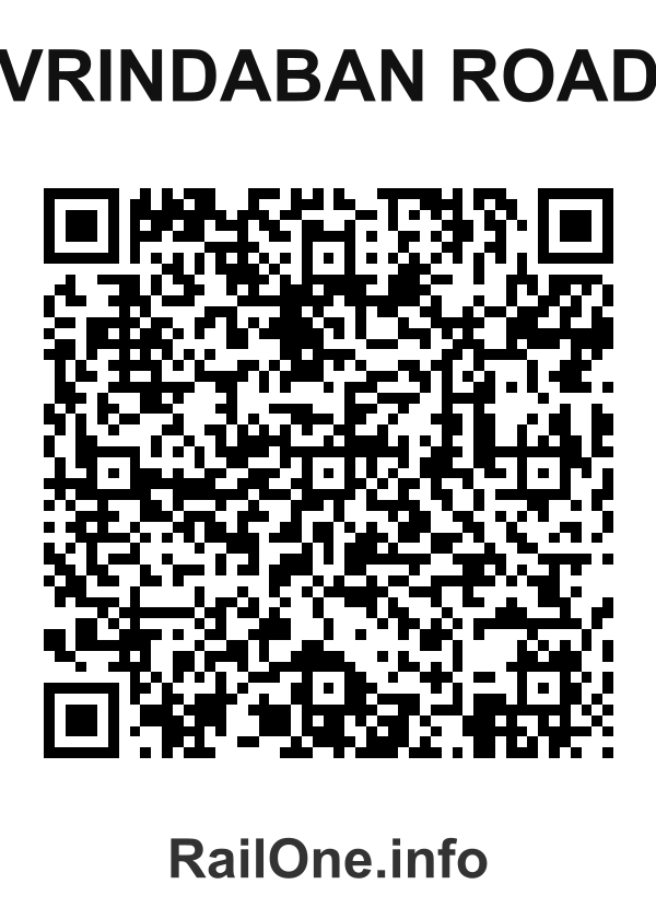 RailOne QR Code for Vrindaban Road station