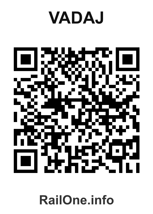 RailOne QR Code for Vadaj station