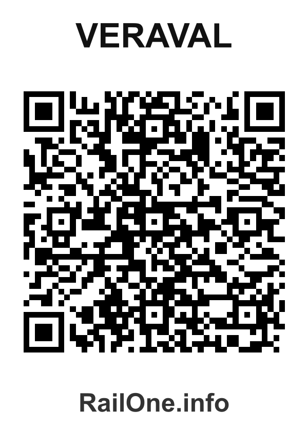 RailOne QR Code for Veraval station