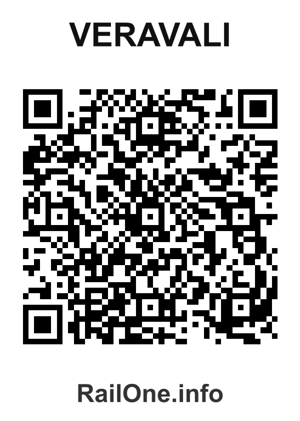 RailOne QR Code for Veravali station