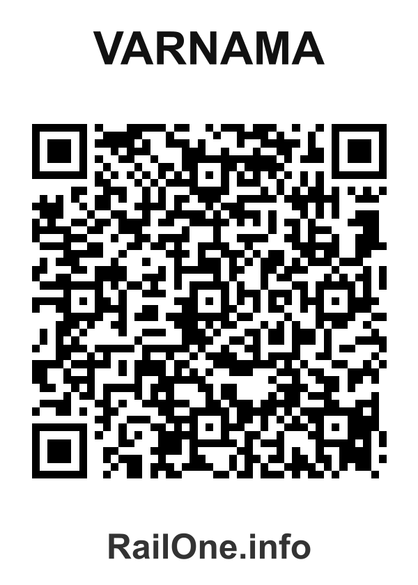 RailOne QR Code for Varnama station