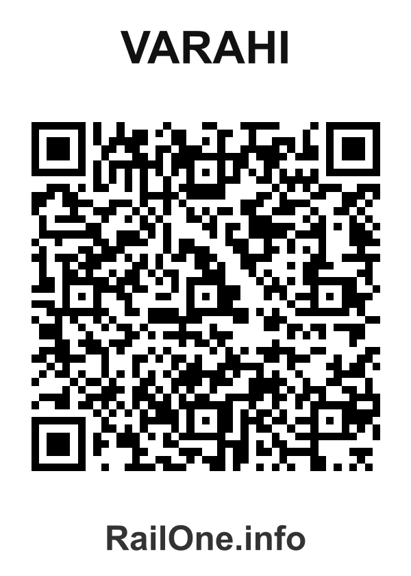 RailOne QR Code for Varahi station