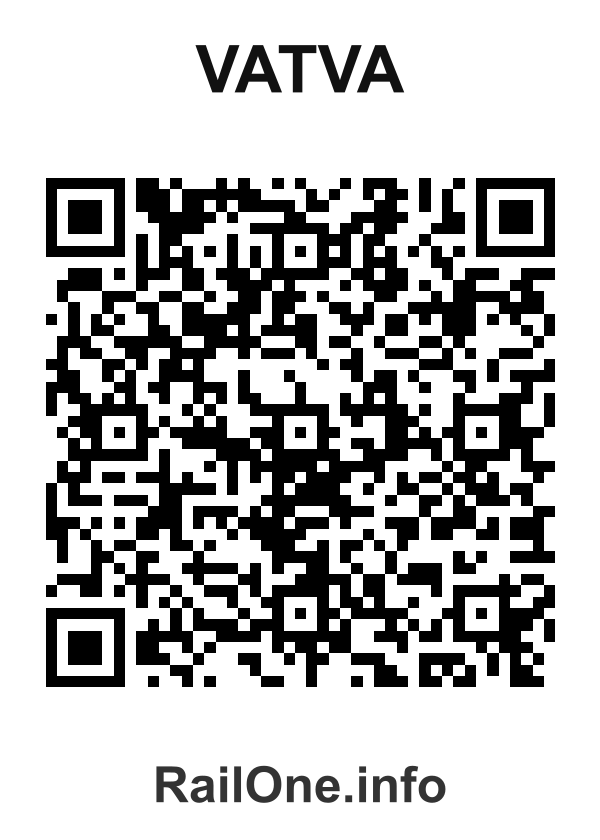 RailOne QR Code for Vatva station