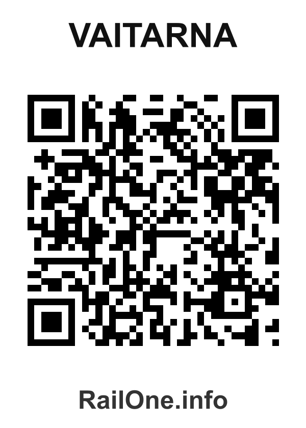 RailOne QR Code for Vaitarna station
