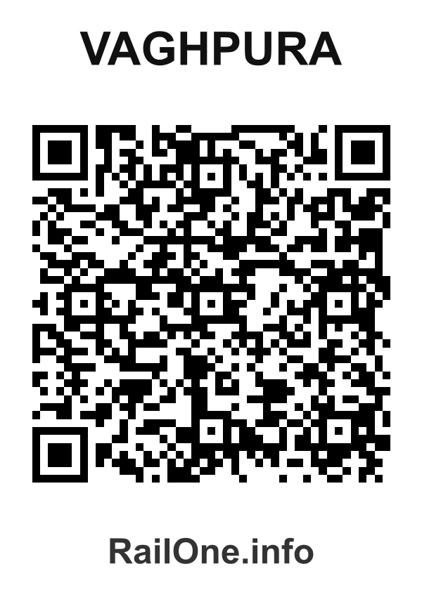 RailOne QR Code for Vaghpura station