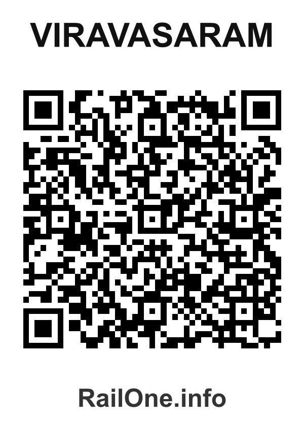 RailOne QR Code for Viravasaram station