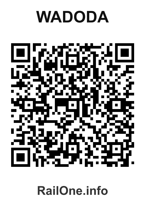RailOne QR Code for Wadoda station