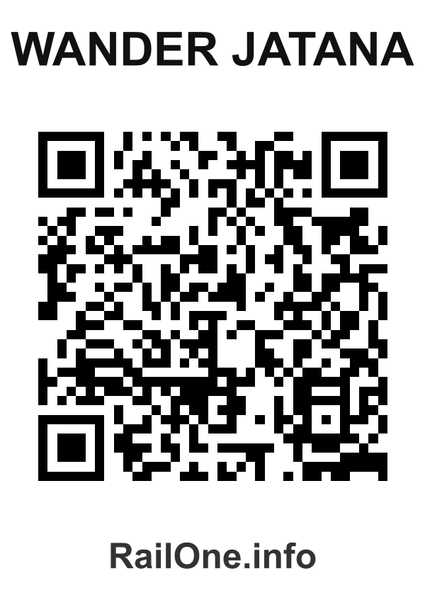 RailOne QR Code for Wander Jatana station