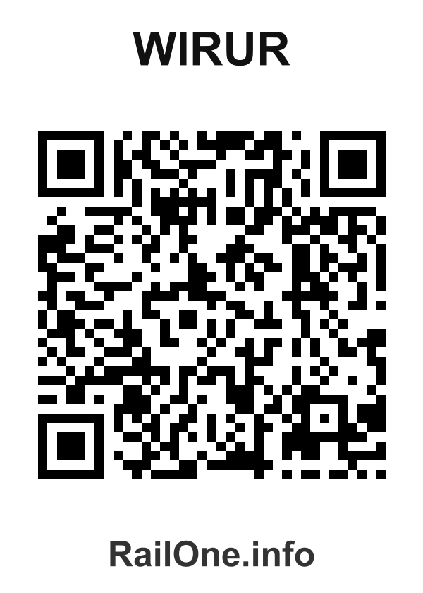 RailOne QR Code for Wirur station