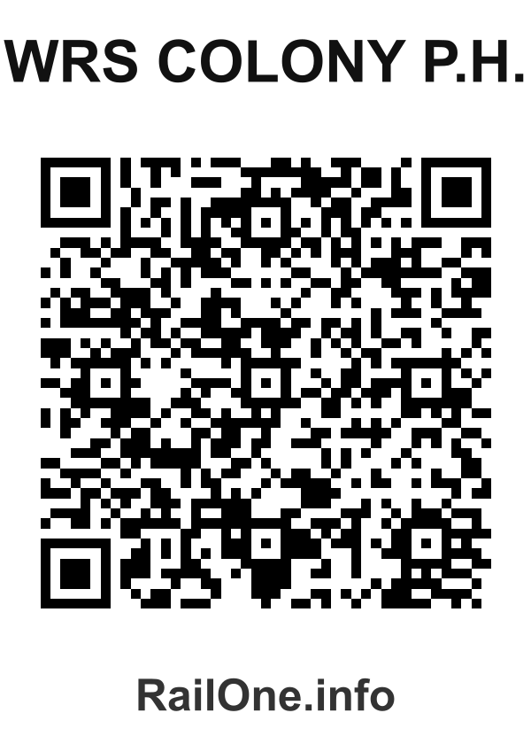 RailOne QR Code for Wrs Colony P.h. station