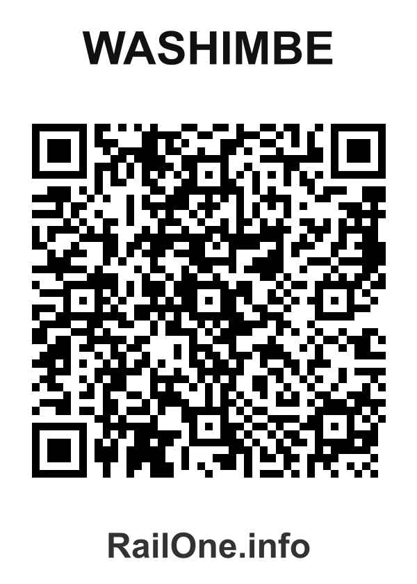 RailOne QR Code for Washimbe station