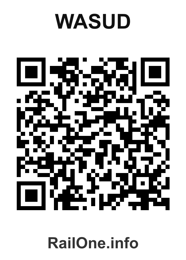 RailOne QR Code for Wasud station