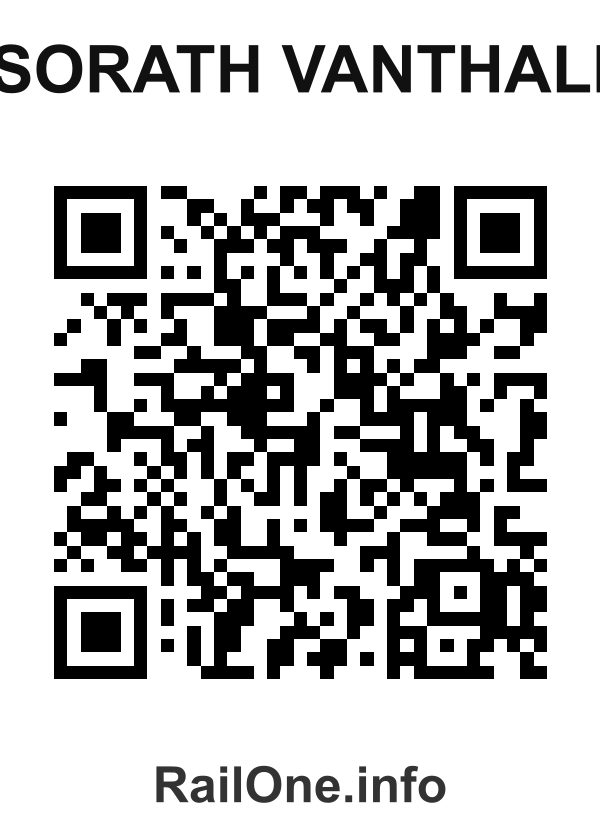 RailOne QR Code for Sorath Vanthali station