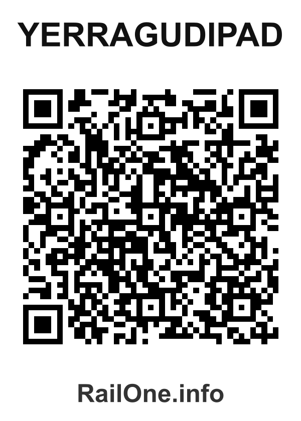 RailOne QR Code for Yerragudipad station