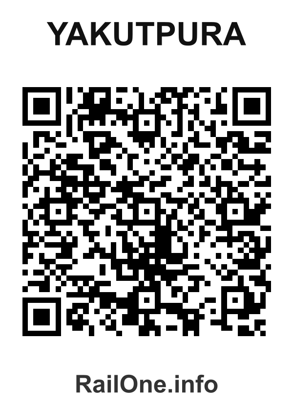 RailOne QR Code for Yakutpura station
