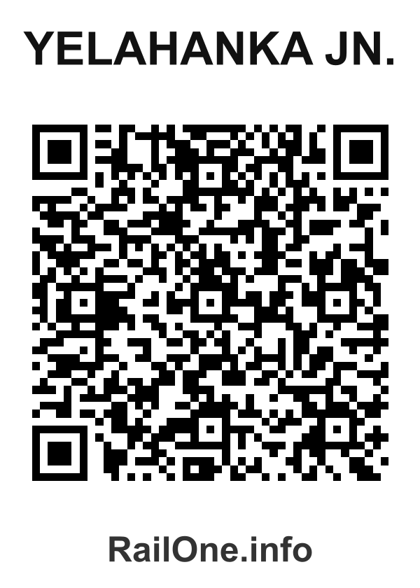 RailOne QR Code for Yelahanka Jn. station