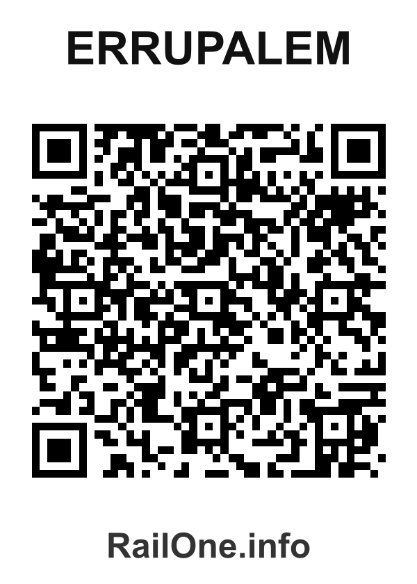 RailOne QR Code for Errupalem station