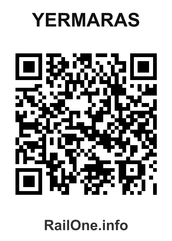 RailOne QR Code for Yermaras station