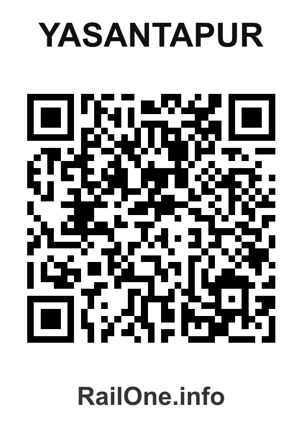 RailOne QR Code for Yasantapur station