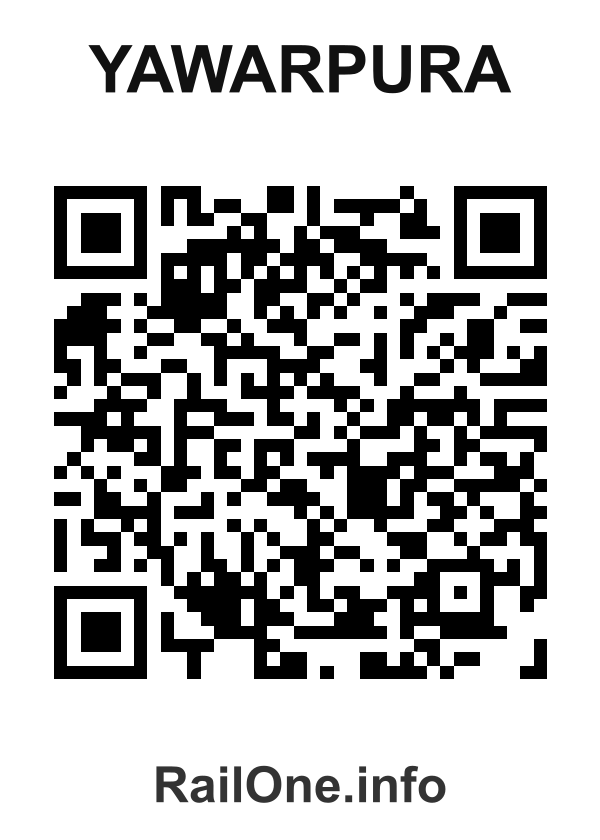 RailOne QR Code for Yawarpura station