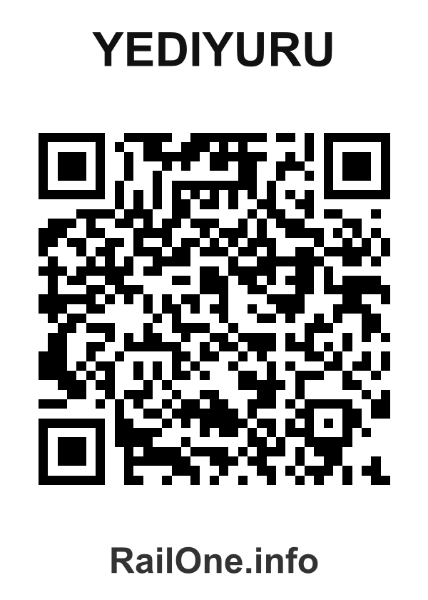 RailOne QR Code for Yediyuru station