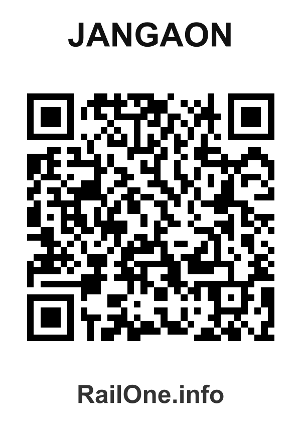 RailOne QR Code for Jangaon station