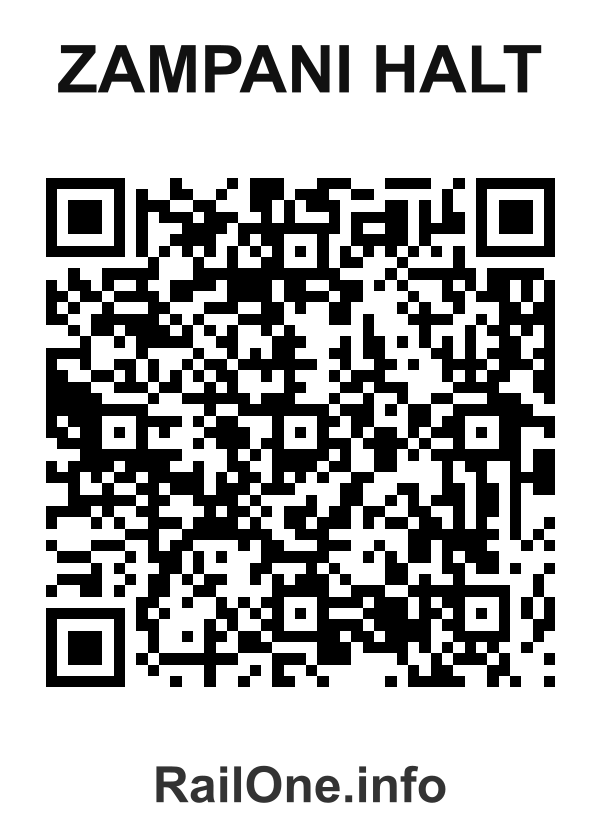 RailOne QR Code for Zampani Halt station
